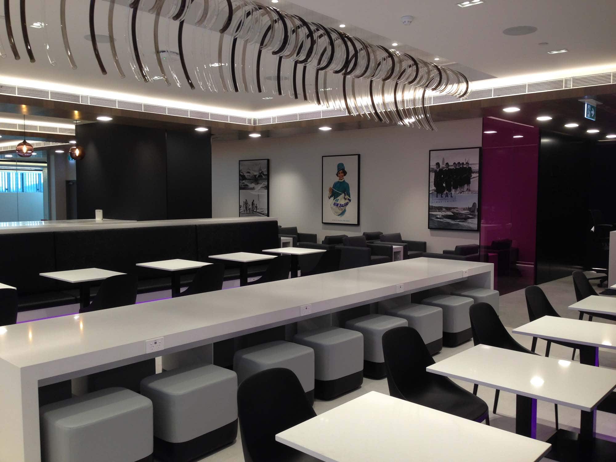Air New Zealand Premium Passenger line lounge Fit Out