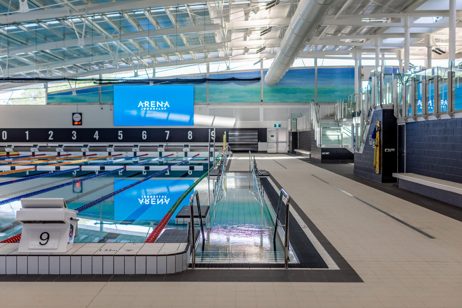 Joondalup arena pool screen