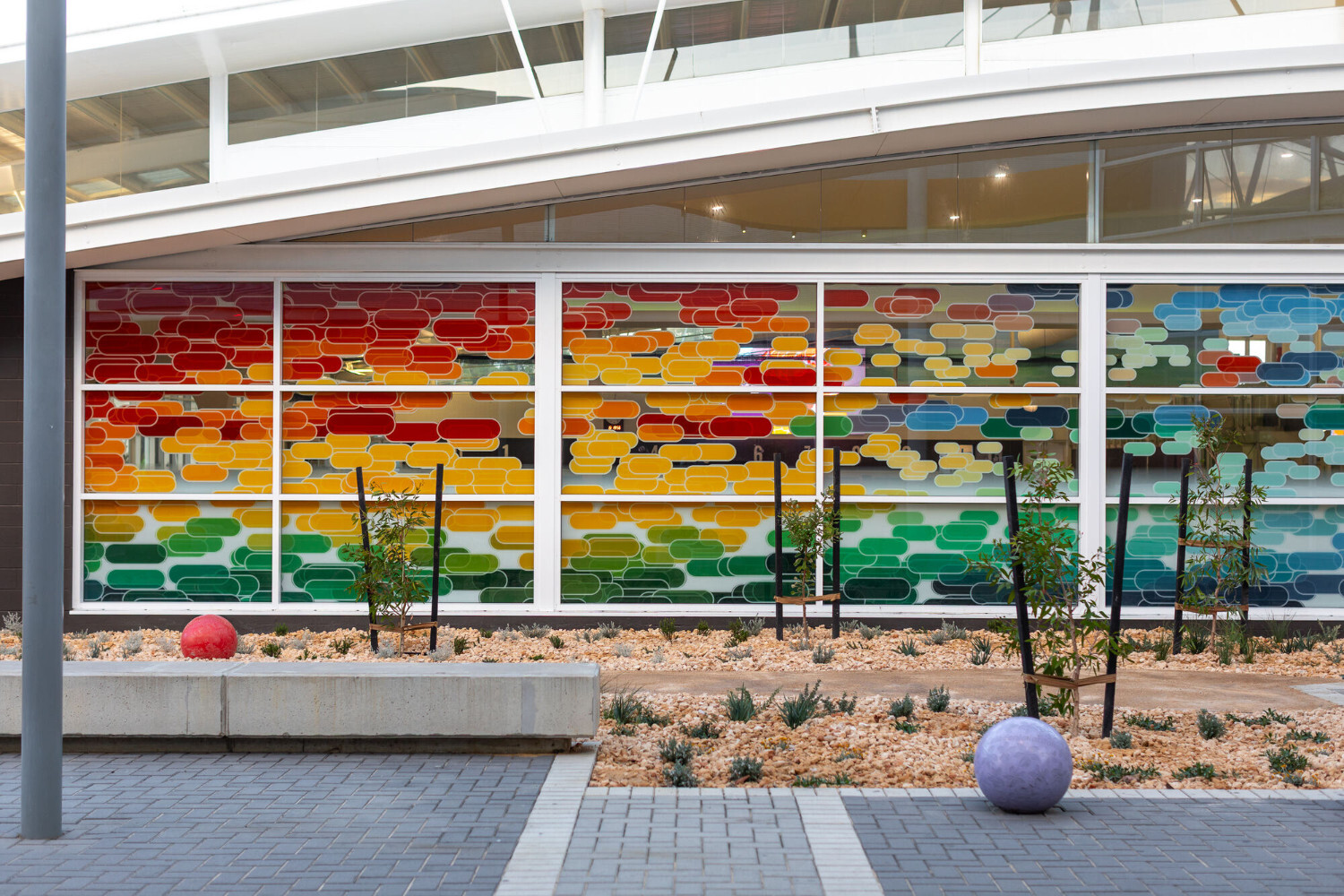 joondalup arena lap pool facade